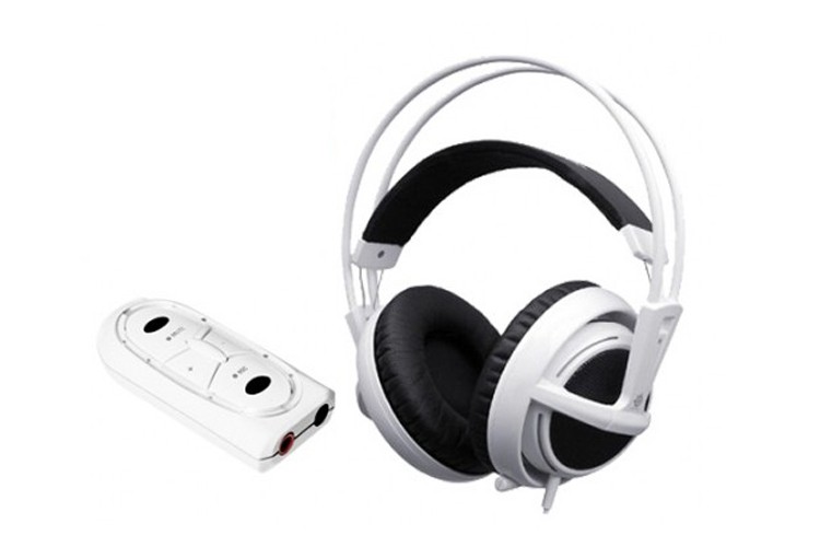 SteelSeries Siberia Full-Size v2 USB Sound Card (White)